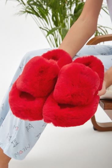 STOCON Kadın Ekstra Yumuşak Tüylü Terlik